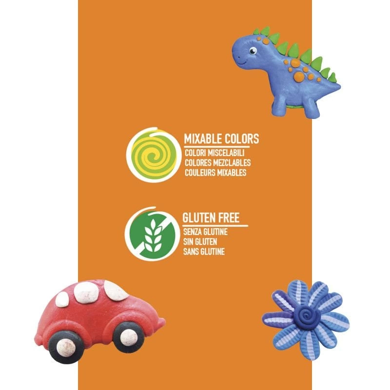 Carioca Plasty Kurumayan Oyun Hamuru 6 Pastel Renk 100 Gr - Görsel 3