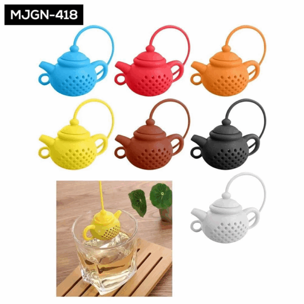 Çaydanlık Tasarımlı Çay Demleme Süzgeçi - Görsel 2