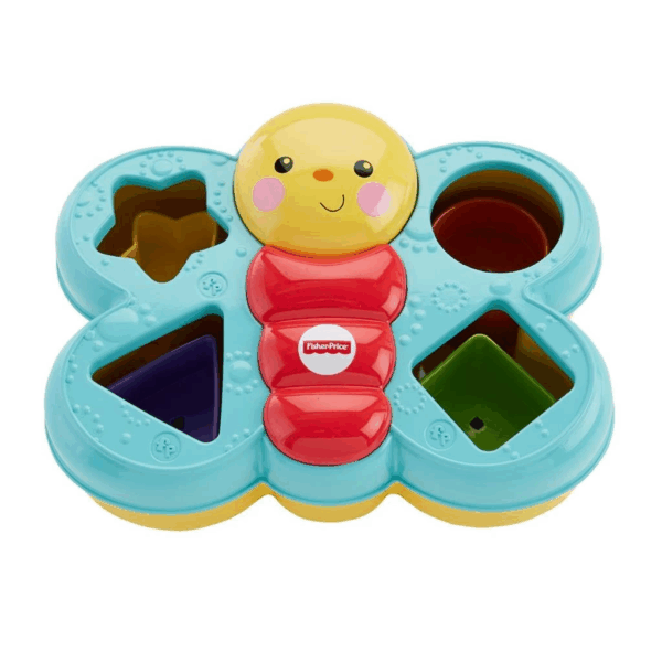 Çocuk CDC22 Fisher-Price® Şekil Eşleştirme Arkadaşı Kelebek / Sıralama ve Şekil Ayırma Oyuncakları - Görsel 3