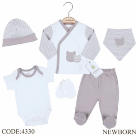 Ciccim Baby 4330 Zıbın Takım Kahve