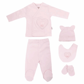 Ciccim Baby 4745 Zıbın Seti Pembe