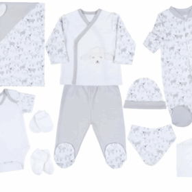 Ciccim Baby Kuzulu 10'Lu Hastane Çıkış Seti 4803 Gri