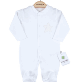 Ciccim Baby Yıldızlı Ayıcık Patikli Tulum 4807 Ekru