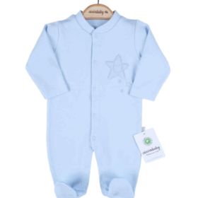 Ciccim Baby Yıldızlı Ayıcık Patikli Tulum 4807 Mavi