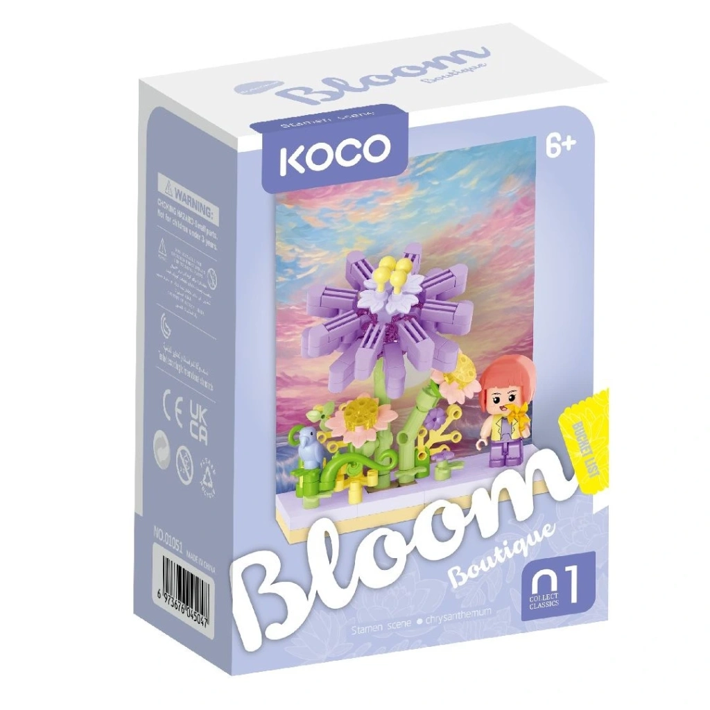 Çiçek ve Figür Serisi 3D Puzzle - Görsel 4