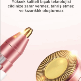 Çift Başlıklı Epilasyon Yüz Çene Işıklı Kıl Tüy Alma Mini Cep Epilasyonu