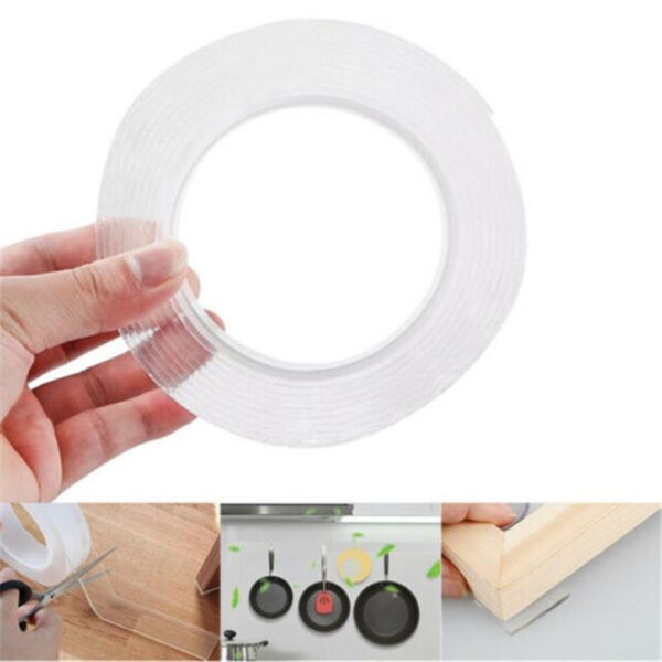 Çift Taraflı Bant 3 Cm 2 Metre (K0) - Görsel 3