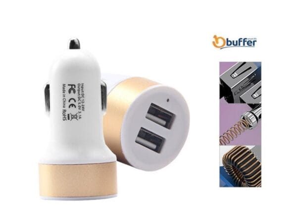 Çift USB Girişli 2.1 Amper Universal Araç İçi Şarj Adaptörü (K0) - Görsel 3
