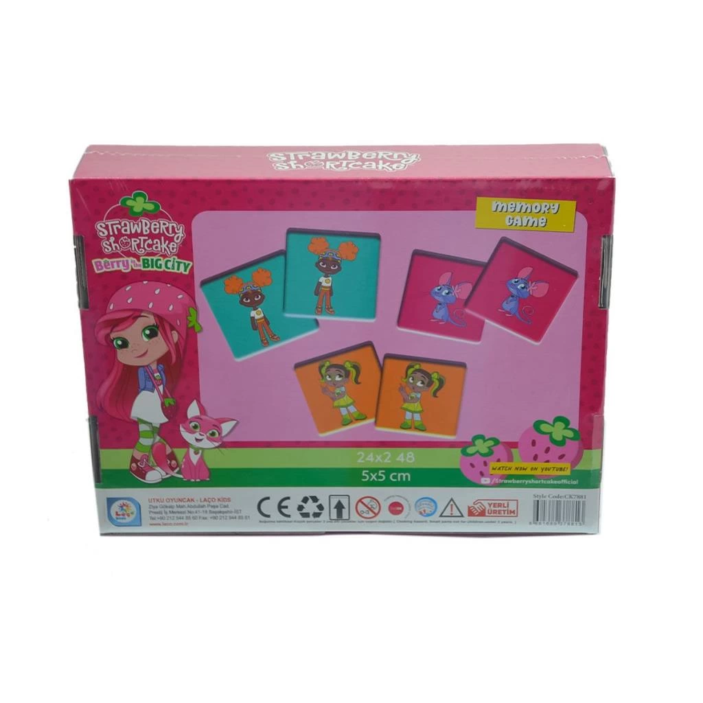 CK7881 Çilek Kız Hafıza Oyunu-Utku - Görsel 2