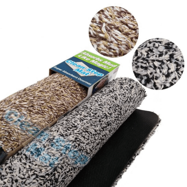 Clean Step Mat Yıkanabilir Mikrofiber Kir Toz Emici Iç-dış Ortam Paspas - Görsel 4
