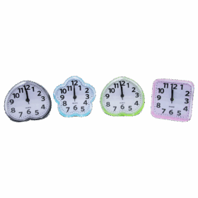 CLOCK FASHİON JX-8018-19-20-28 MİX MODEL RENKLİ PLS.MASA ÇALAR SAAT (K0)