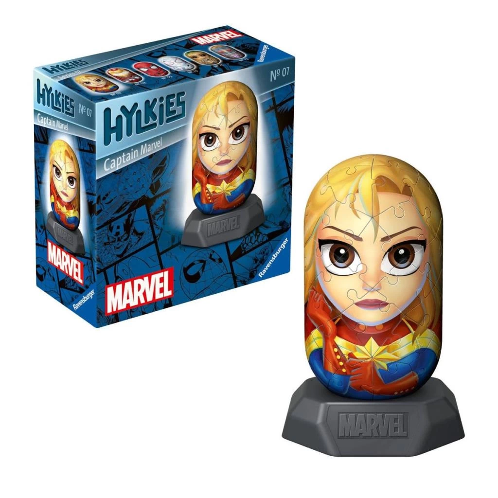Çocuk 011569 Hylkies Marvel - Captain Marvel 54 parça Puzzle - No:07 - Ravensburger - Görsel 4