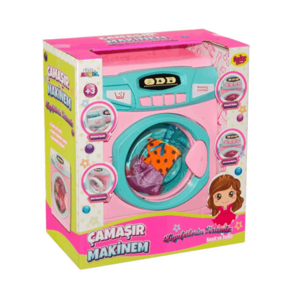 Çocuk 02608 Sesli ve Işıklı Çamaşır Makinesi -Oydaş - Görsel 3