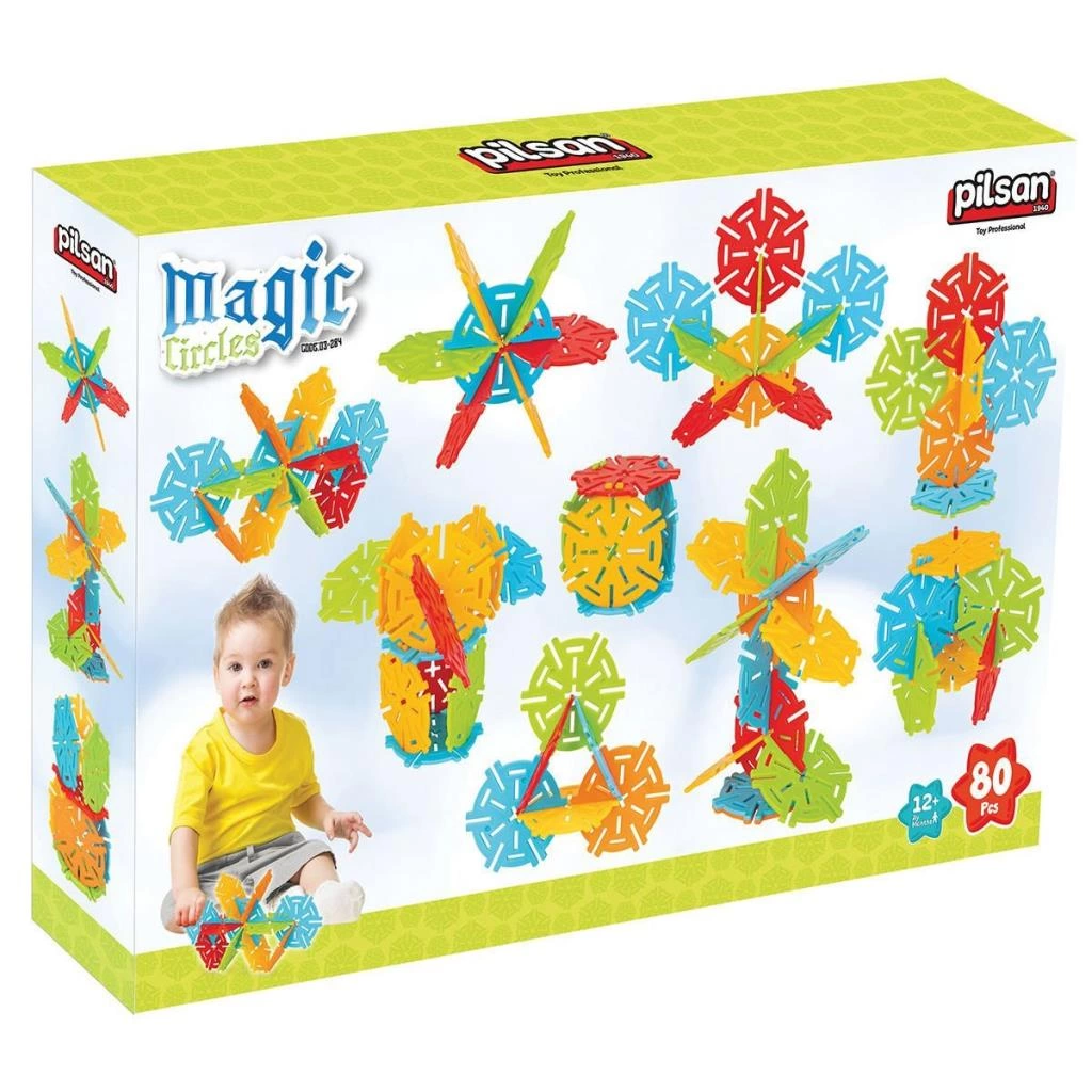 Çocuk 03 294 Pilsan Sihirli Daireler 80 Parça - Görsel 5