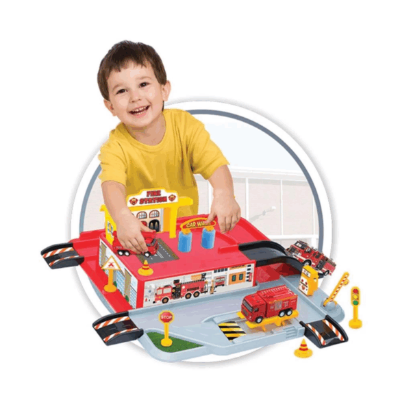 Çocuk 03343 Dede İtfaiye Garaj Seti - Görsel 4