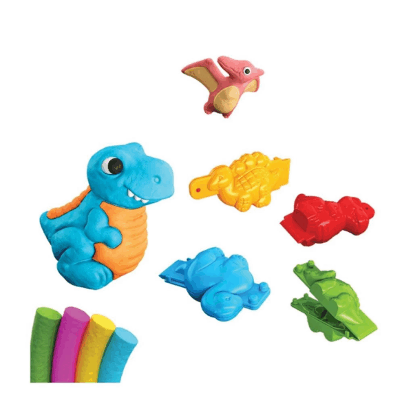 Çocuk 03549 Dede, 3D Dinozor Hamur Set 200 gr / +3 yaş - Görsel 4