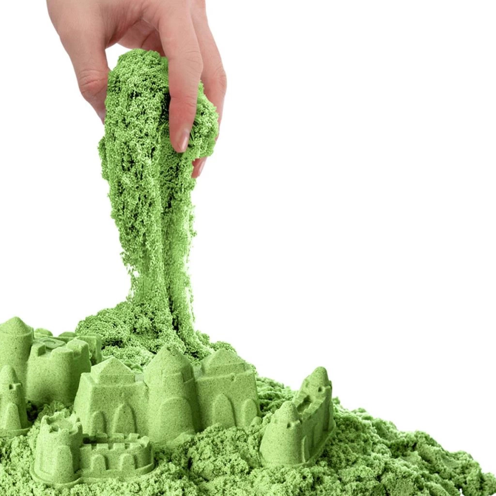 Çocuk 03687 Aksesuarlı Yeşil Kinetik Oyun Kumu 500 gr -Dede - Görsel 3