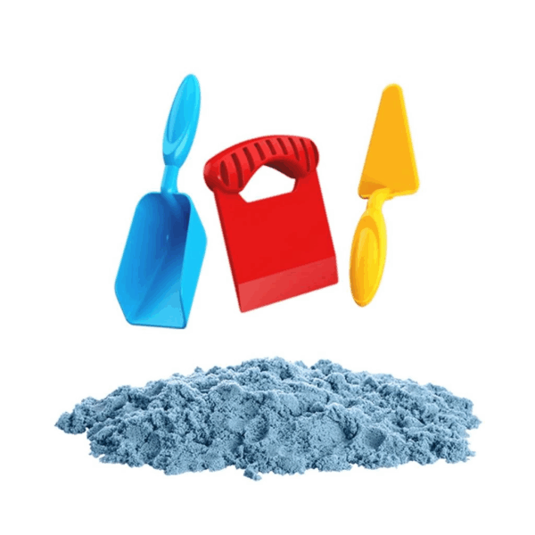 Çocuk 03691 Aksesuarlı Mavi Kinetik Oyun Kumu 1000 gr -Dede - Görsel 5