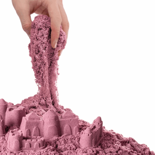 Çocuk 03693  Aksesuarlı Pembe Kinetik Oyun Kumu 1000 gr -Dede - Görsel 4