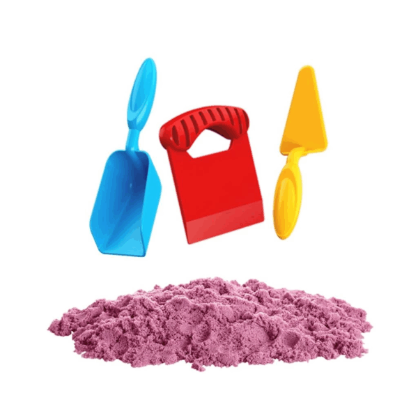 Çocuk 03693  Aksesuarlı Pembe Kinetik Oyun Kumu 1000 gr -Dede - Görsel 5