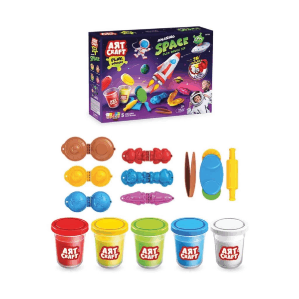 Çocuk 03733 İnanılmaz Uzay Oyun Hamur Seti 380 gr -Dede - Görsel 5