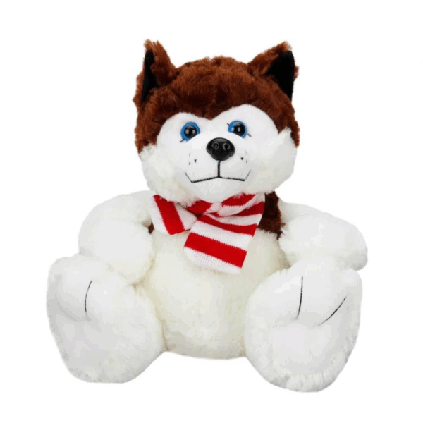 Çocuk 1030 Oturan Husky Atkılı Köpek 30 cm - Görsel 3