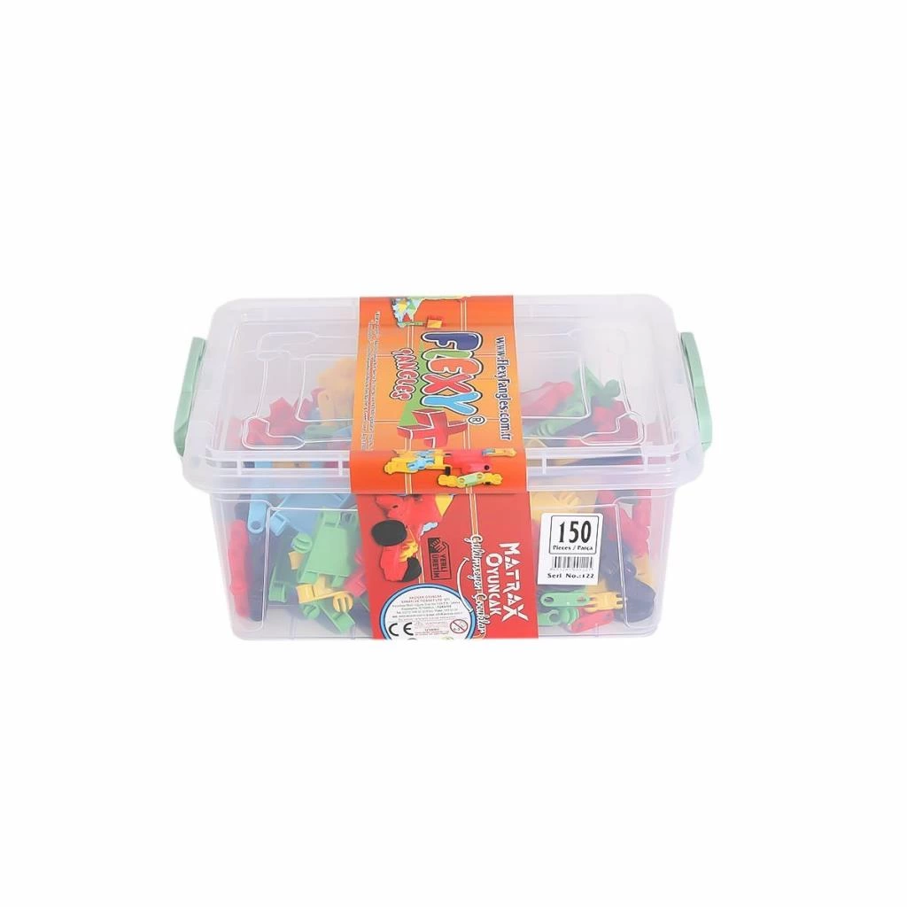 Çocuk 1225 Flexy Tangles Bloklar 150 Parça -Akçiçek - Görsel 2