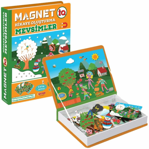 Çocuk 1505 DıyToy, Magnet Hikaye Oluşturma - Mevsimler / +3 yaş - Görsel 2