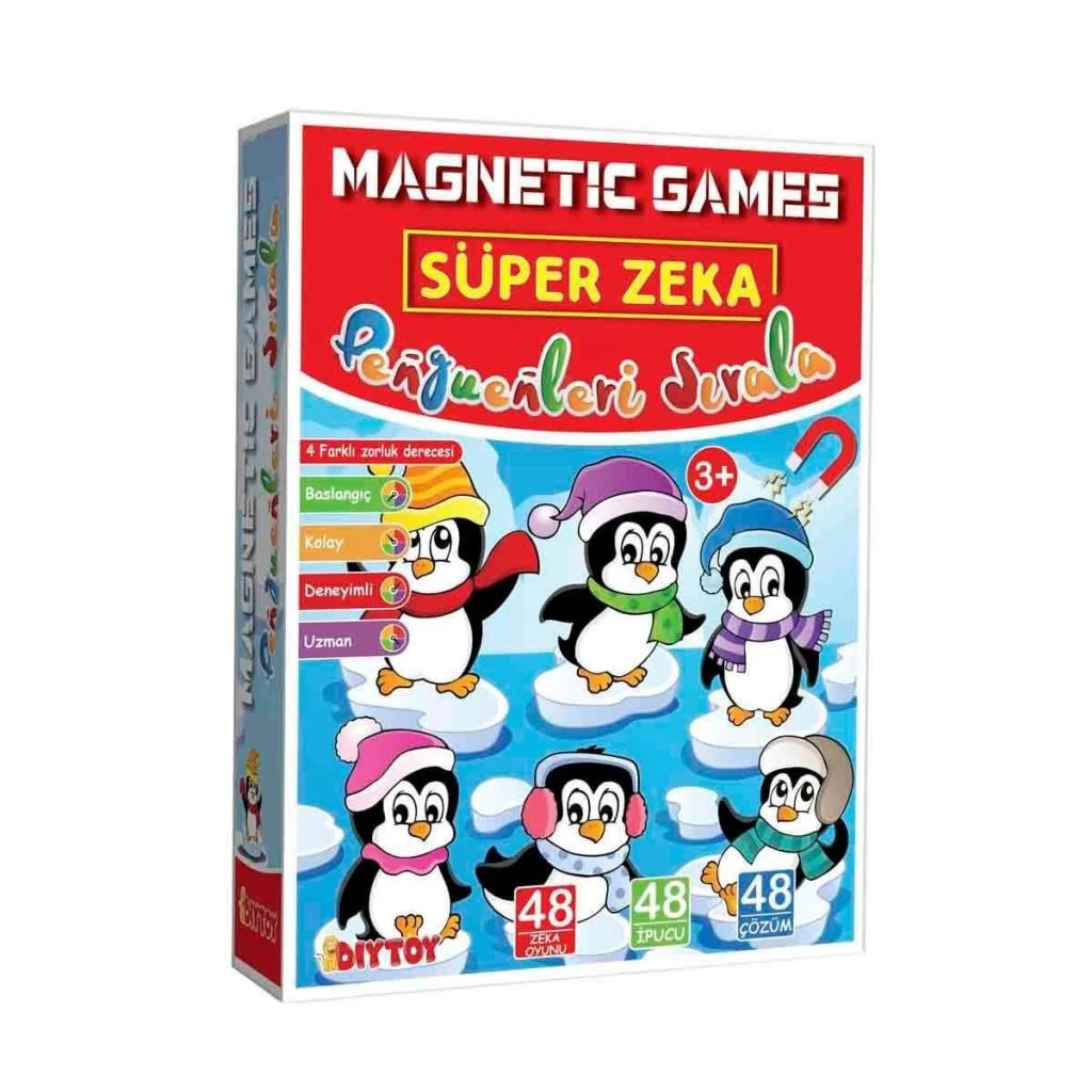Çocuk 2397 Manyetik Magnet Penguenleri Sırala -Dıytoys - Görsel 2