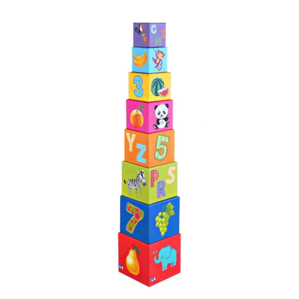 Çocuk 30628 Let's be Child - Eğitici Denge Kule Oyunu +24 ay - Görsel 5
