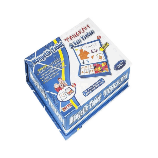 Çocuk 3445 DıyToy MANYETİK TABLET TANGRAM EĞİTİM SETİ - Görsel 5