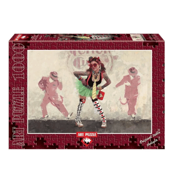 Çocuk 4355 Art Puzzle Şeytan Mı? Melek Mi? 1000 Parça Puzzle - Görsel 2