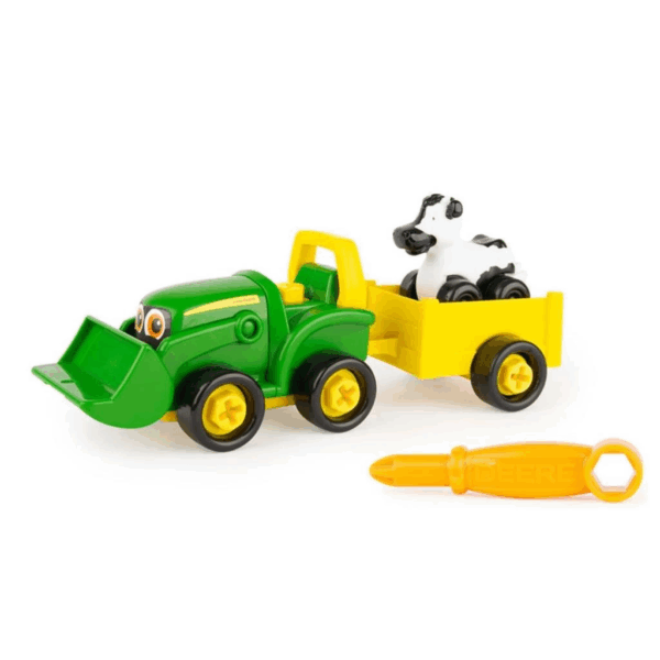 Çocuk 47209 Tomy John Deere - Tak Oyna Vagonlu Bonnie +3 yaş - Görsel 3