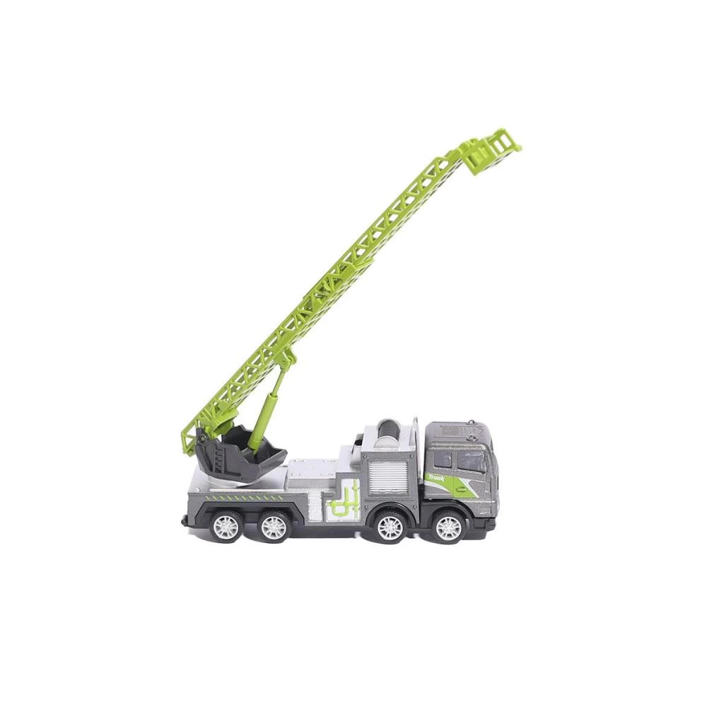 Çocuk 601-10 Sürtmeli Metal İtfaiye -Prestij - Görsel 5