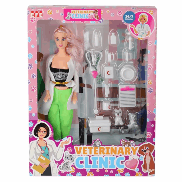 Çocuk 875 Veteriner Bebek-Efe Toys - Görsel 4