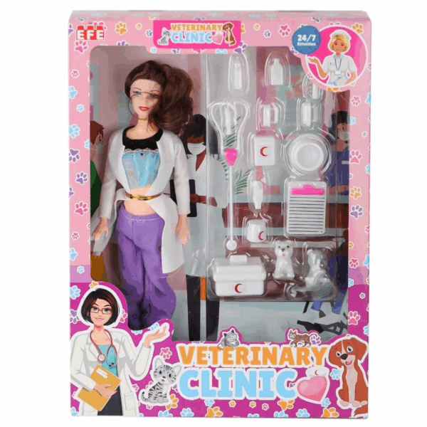 Çocuk 875 Veteriner Bebek-Efe Toys - Görsel 5