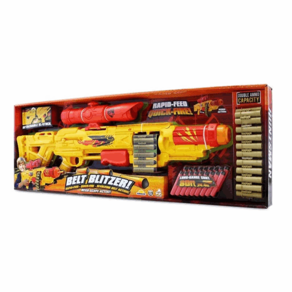 Çocuk 91955 Belt Blitzer 18 Mermili Sünger Dart Atan Silah -Sunman - Görsel 3