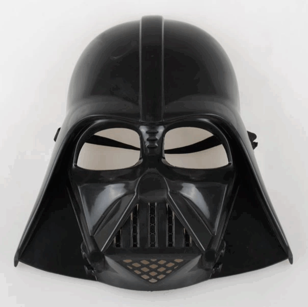 Çocuk Boy Yıldız Savaşları Star Wars Darth V Maskesi Ve 90 Cm Pelerin Seti Siyah - Görsel 2