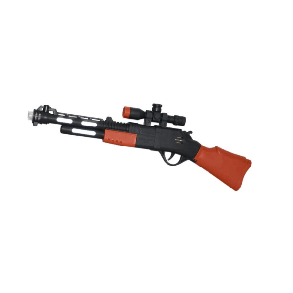Çocuk CNL-8370 Pilli - Işıklı Tüfek / poşette - Görsel 3