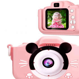 Çocuk Dijital Fotoğraf Makinası 20 Mp Video Kaydedici 2.0 İnç Çift Kameralı