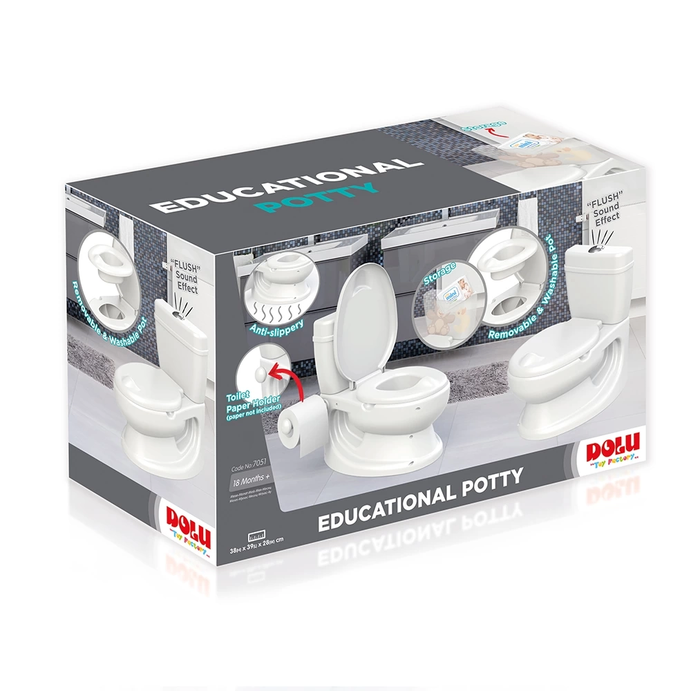 Çocuk Dolu Eğitici Lazımlık Beyaz - Görsel 2