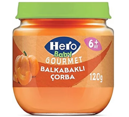 Çocuk Eğitici Gelişim Hero Baby Gourmet Balbakaklı Kavanoz Mama 120 Gr