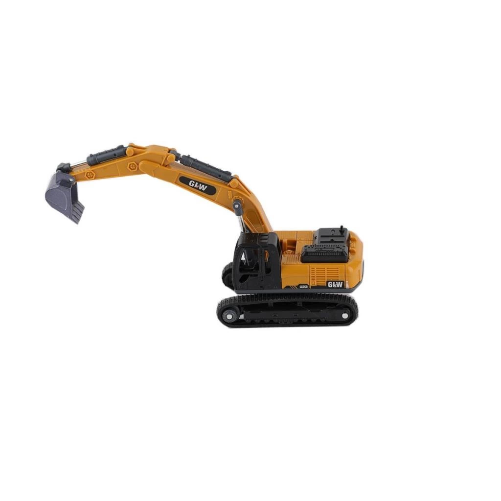 Çocuk Eğitici Gelişim SZT-9961 Sürmeli Metal İnşaat Aracı Kazıcı Ekskavatör - Görsel 3