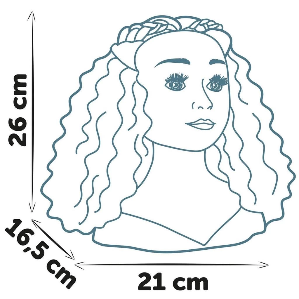 Çocuk Eğitici Küçük Kuaförlere Özel! Saç Tasarım ve Makyaj Başlığı – 23 Aksesuar Dahil - Görsel 5