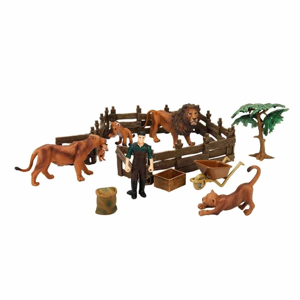 Çocuk Farm World Vahşi Hayvanlar Oyun Seti - Görsel 5