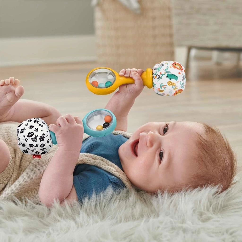 Çocuk Gelişim Fisher-Price Neşeli Marakas Eğitici Müzikal Oyuncak - Görsel 5
