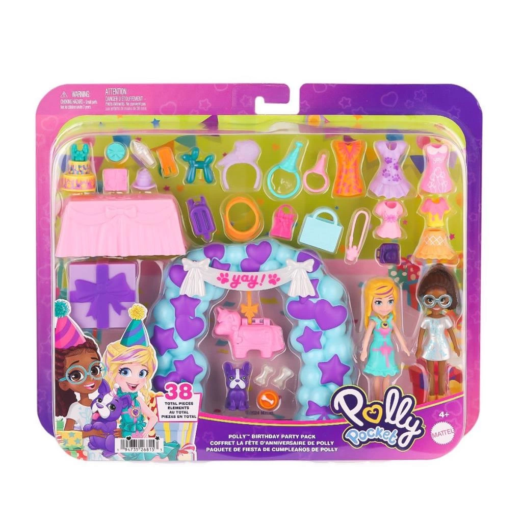 Çocuk Gelişim Polly Pocket Polly'nin Doğum Günü Partisi Eğlenceli Paket - Görsel 4