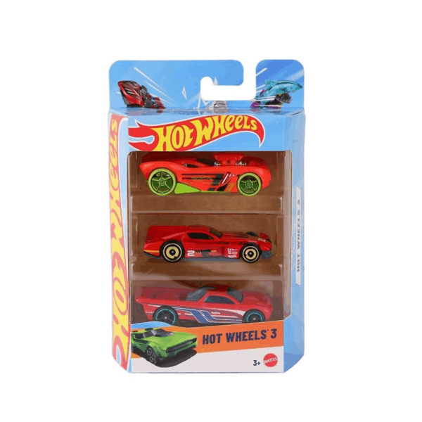 Çocuk K5904 Hot Wheels 3'lü Araba Seti - Görsel 5