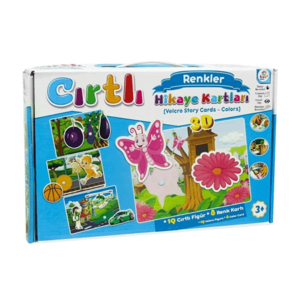 Çocuk LC7207 Laço, Cırtlı Hikaye Kartları Renkler - Görsel 2