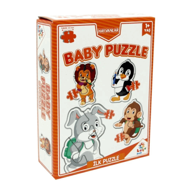 Çocuk LC7225 Laço, Baby Puzzle - Hayvanlar - İlk Puzzle / +12 ay - Görsel 2